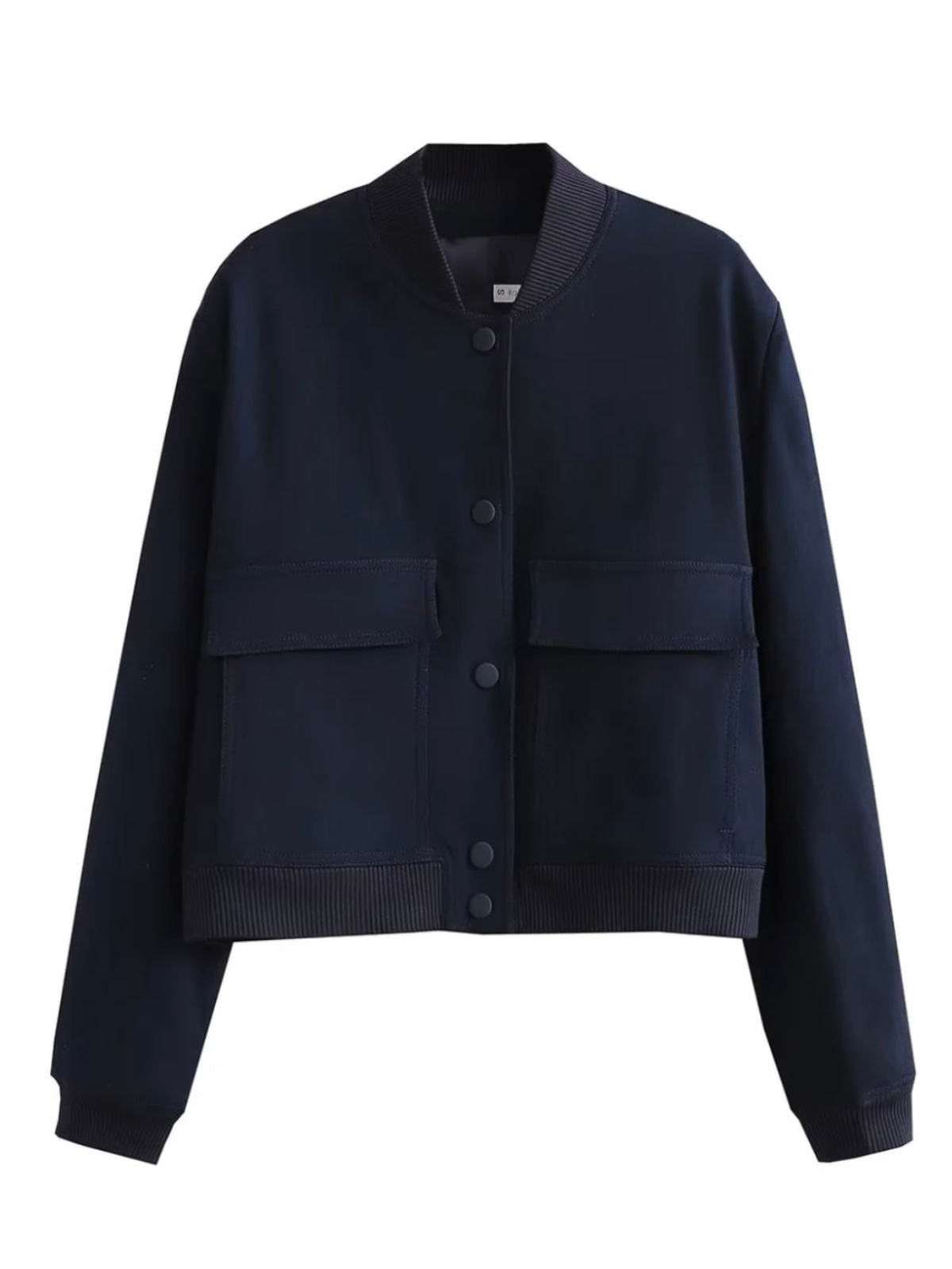 Josephine | Damen Schwarze Bomberjacke | Elegant