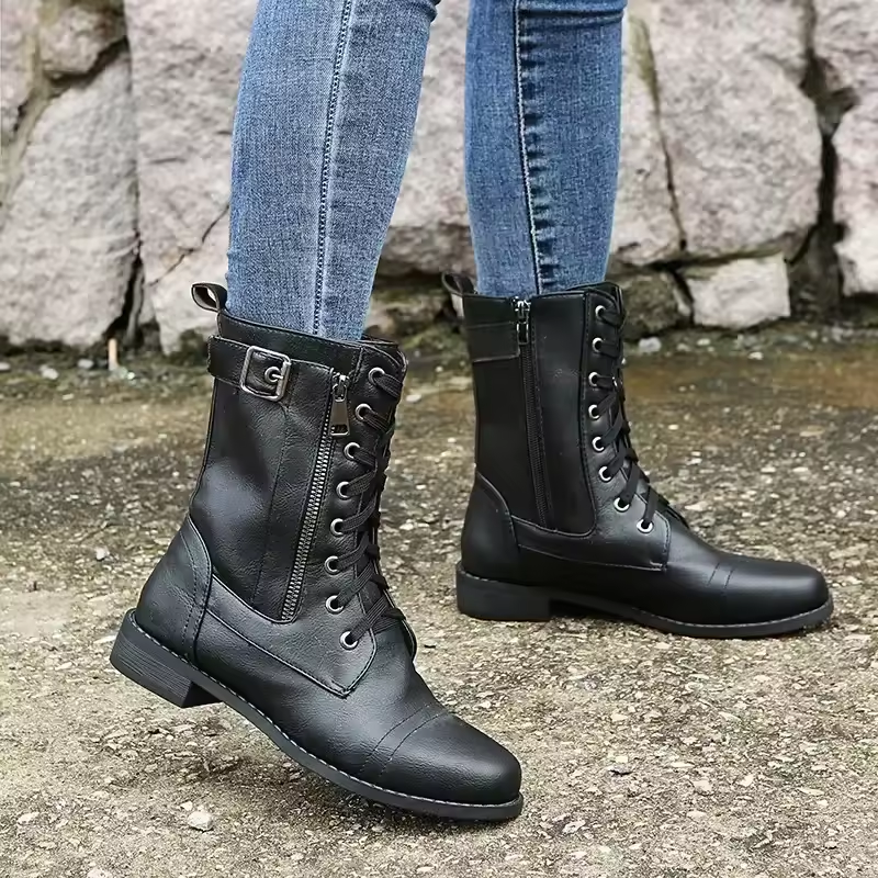 Felecia | Damen Schwarze Stiefeletten | Elegant