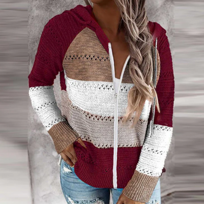 Kyla | Damen Strick Pullover | V-Ausschnitt