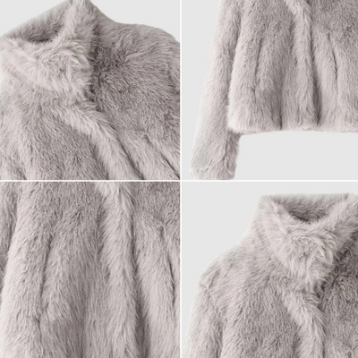 Zelia | Damen Teddy Jacke | Winter