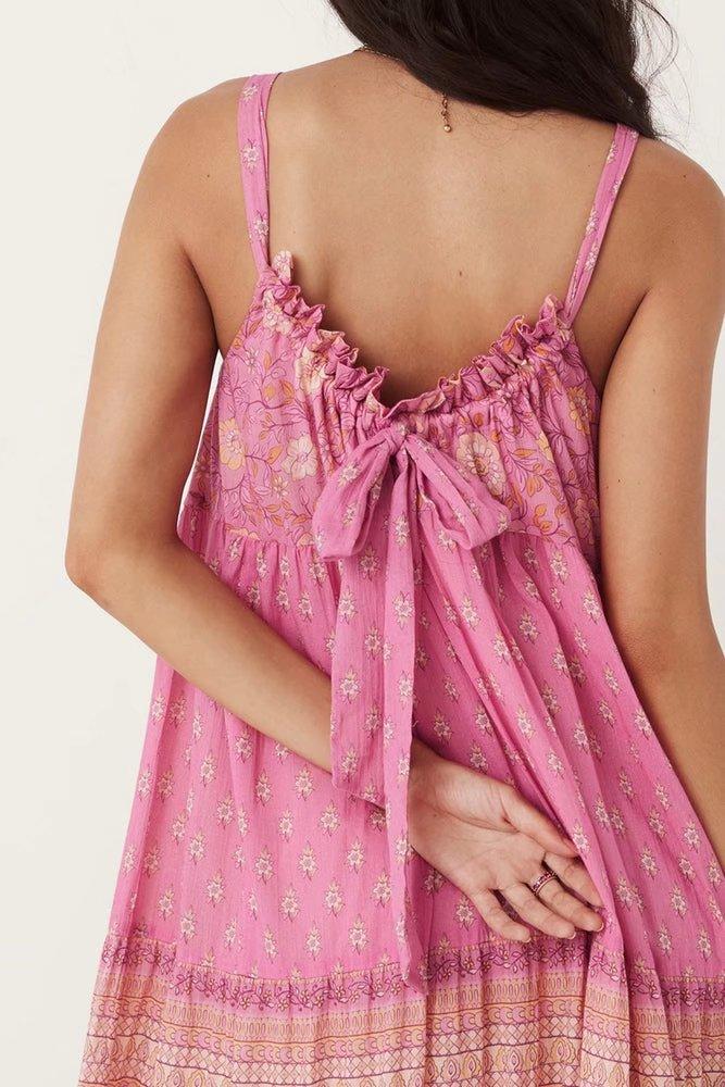 Avelena | Gerafftes Maxikleid