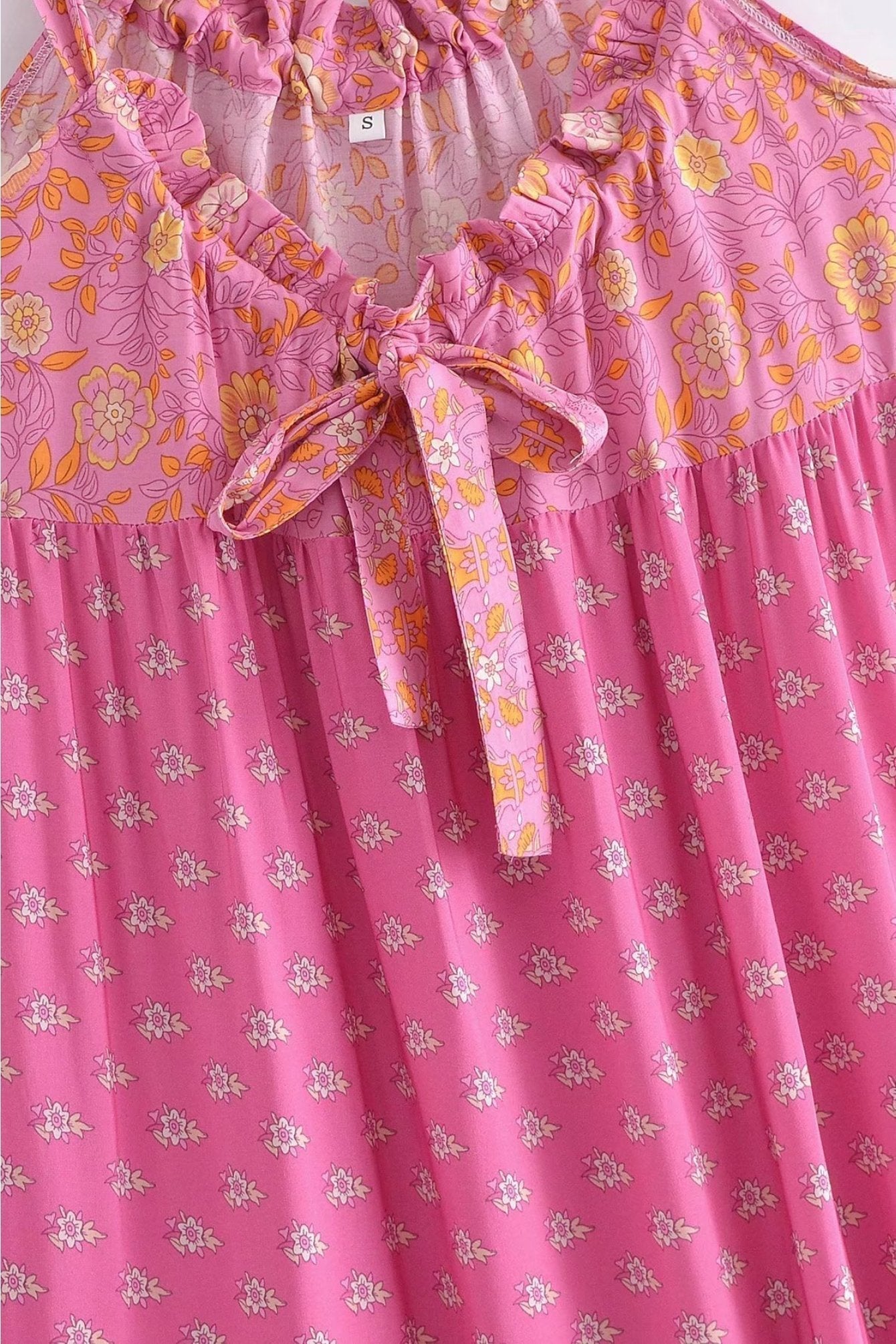 Avelena | Gerafftes Maxikleid