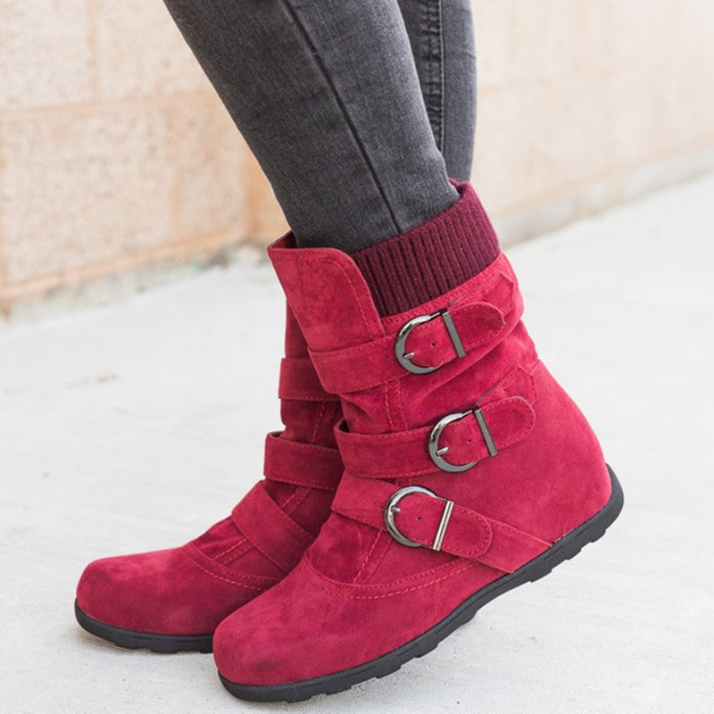 Avelena | Modische Winterschuhe mit Schnallen