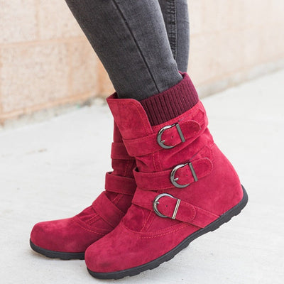 Avelena | Modische Winterschuhe mit Schnallen