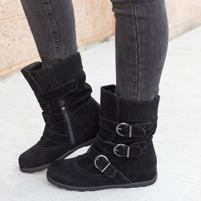 Avelena | Modische Winterschuhe mit Schnallen