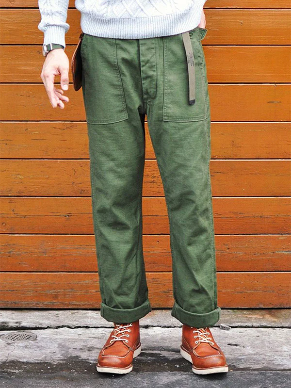 Avelena | Militär Gerade Hose
