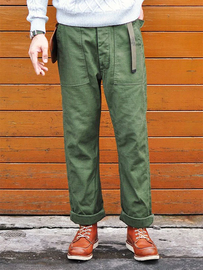 Avelena | Militär Gerade Hose