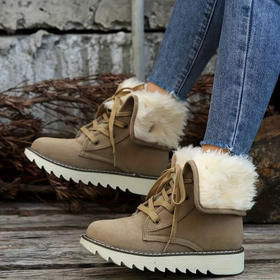 Avelena | Damen Einfarbige Kurzstiefel