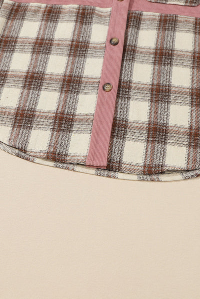 Cord-Hemdjacke mit Karomuster | Weicher Komfort | Lässiger Stil