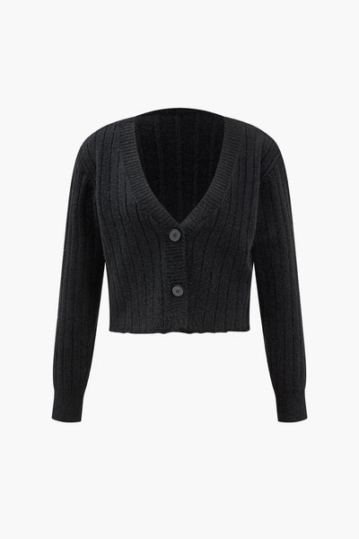 Kerstin | Elegantes Strick-Zweiteiler-Set mit Cardigan & Kleid