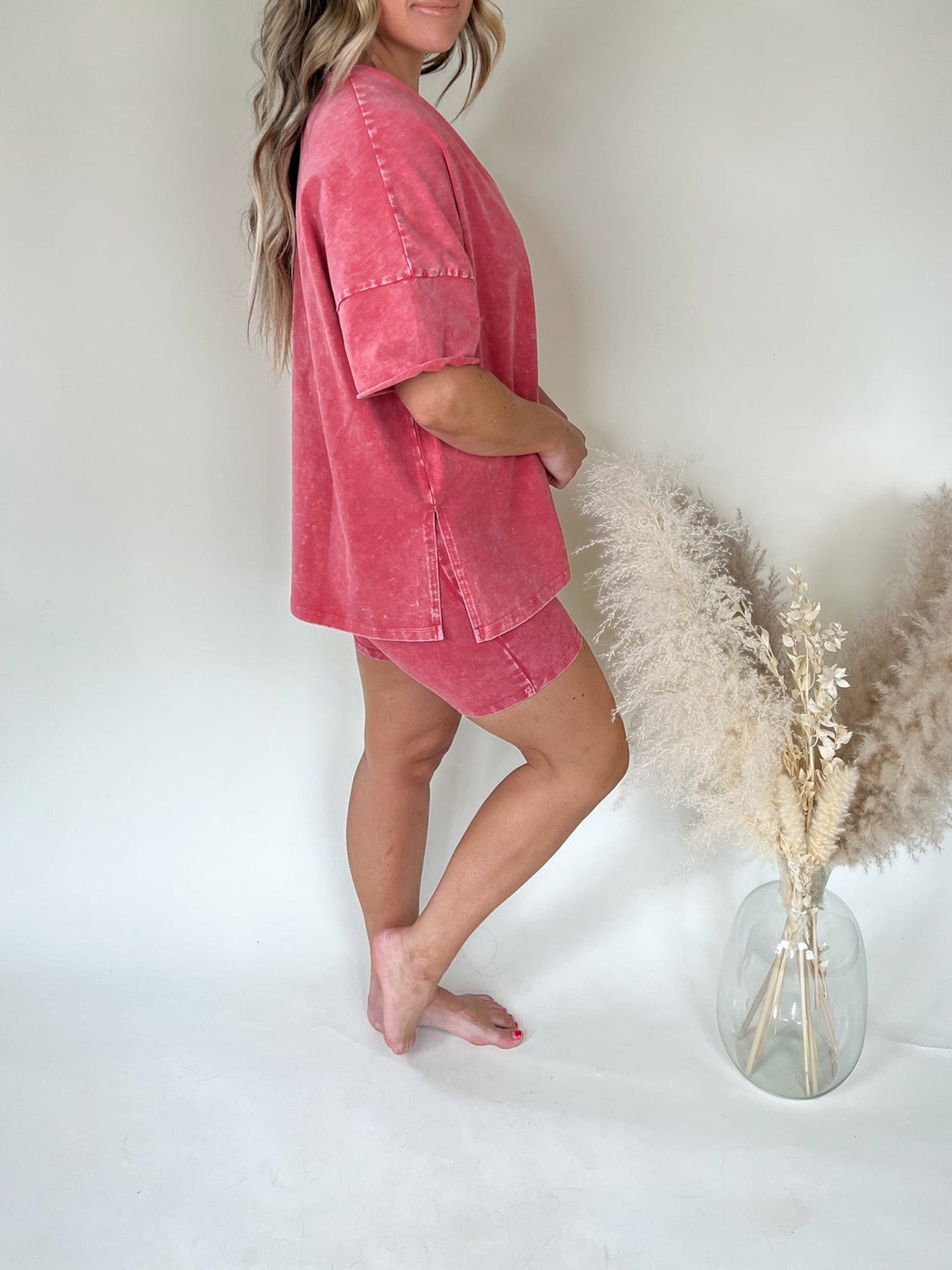Zweiteiliges Set mit Oversized-Shirt | Lässiger Stil | Bequem & Modern