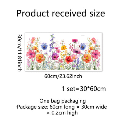 1+1 Gratis | FarbBlüte™ Leicht Abziehbare Blumenaufkleber