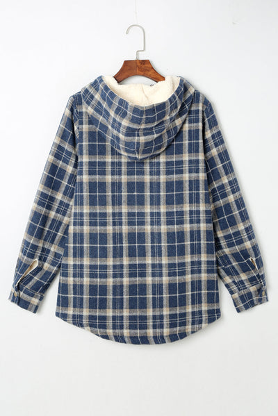 Kariertes mit Kapuze | Flauschige Wärme | Casual Stil