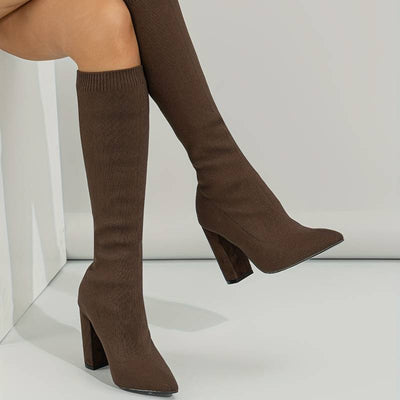 Vexalith – Hochwertige kniehohe Sockenstiefel