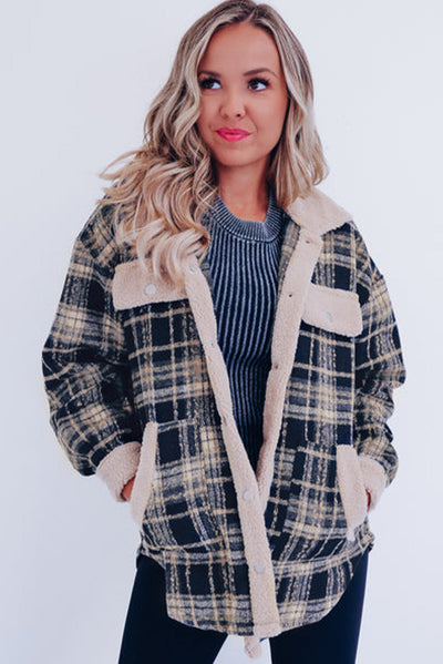 Karohemdjacke mit Teddyfutter | Kuschelig & Lässig | Winter-Style