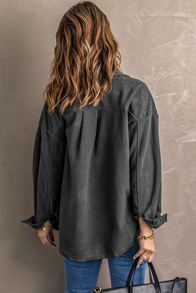 Kuschelige Hemdjacke aus Fleece | Minimalistisch & Gemütlich | Everyday Chic