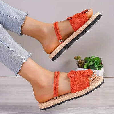 Lovi – Charmante Sandalen mit offener Spitze und Schleife