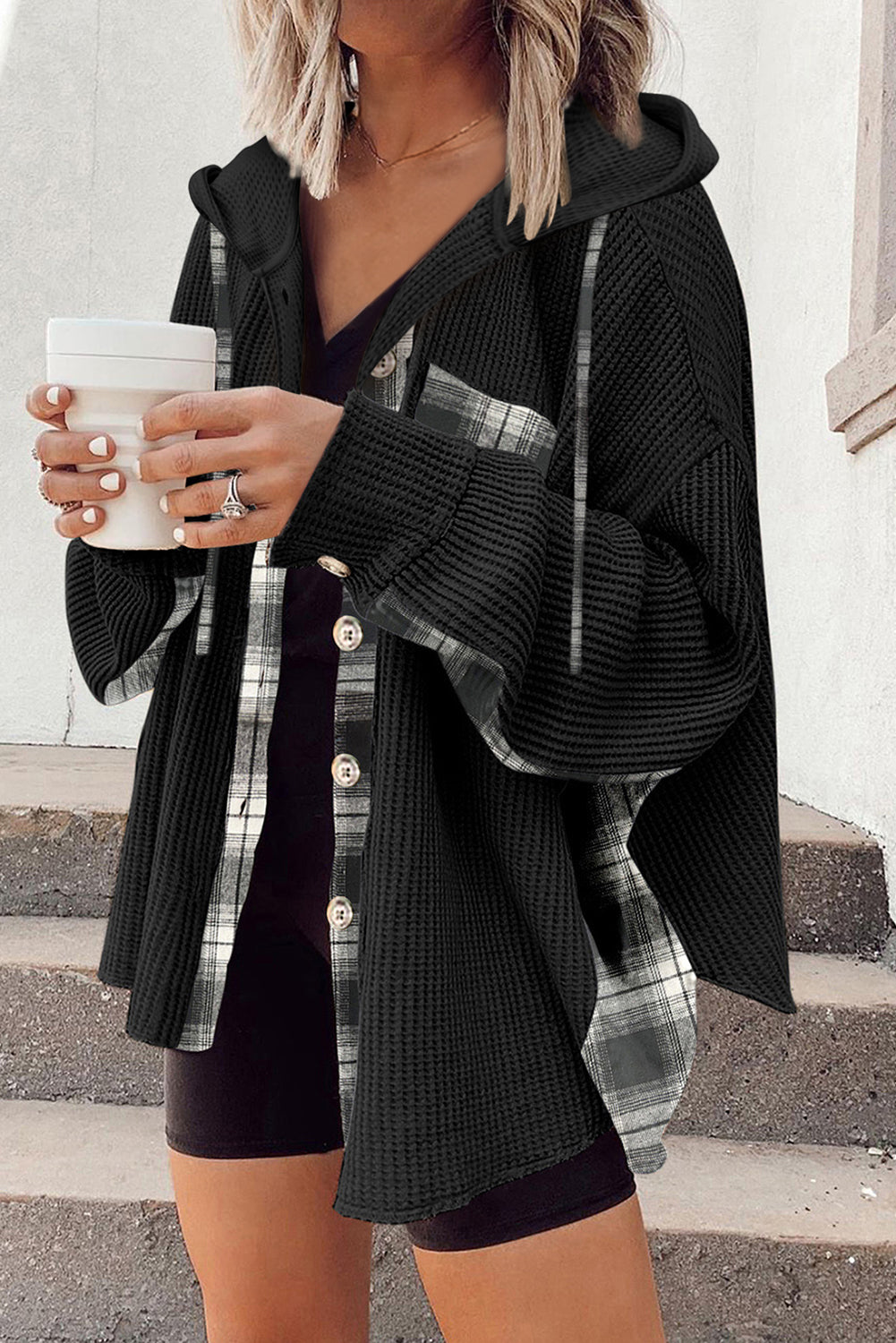 Karierte Hemdjacke mit Kapuze | Lässig & Bequem | Urbaner Look