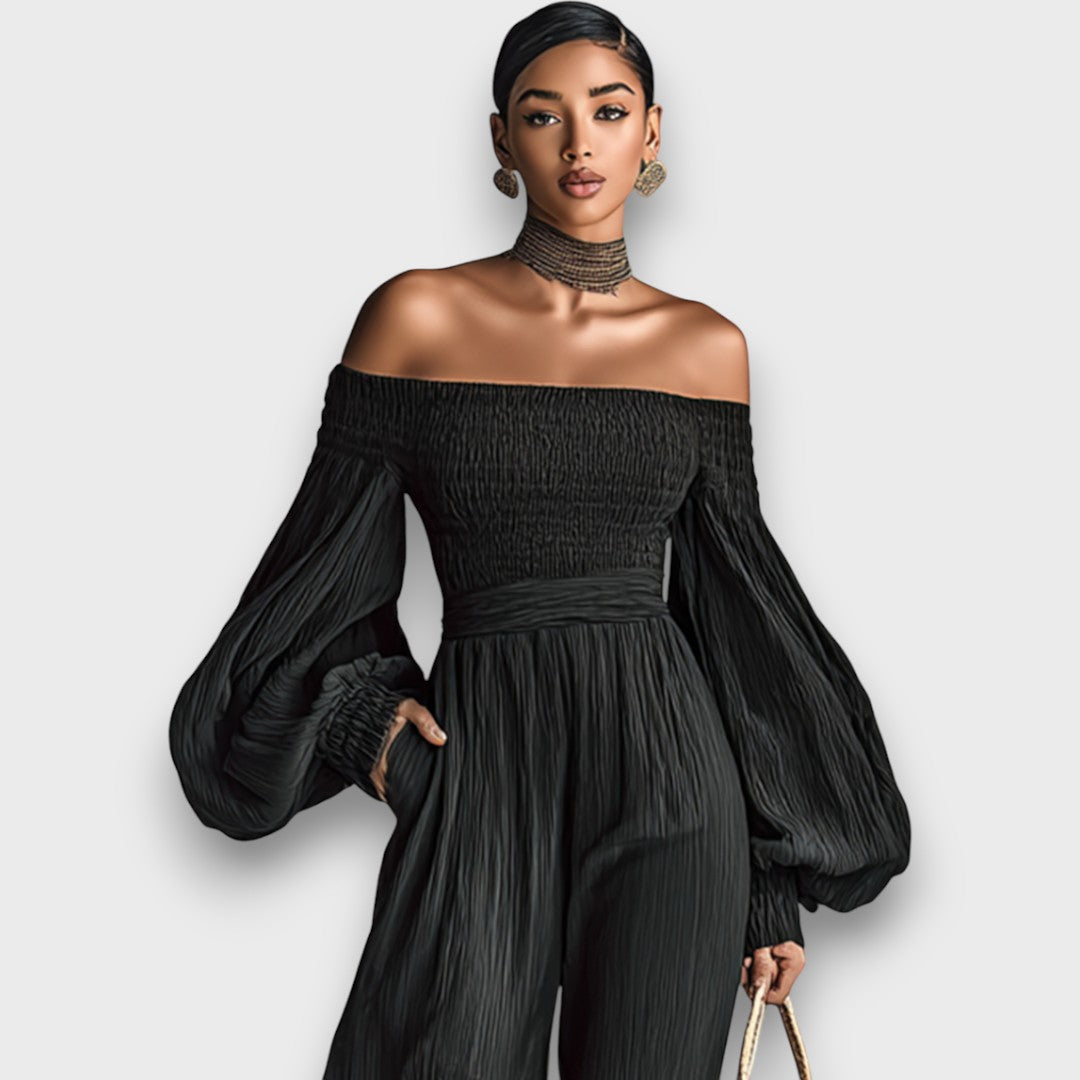 Marleah – Damen-Set aus plissiertem Stoff