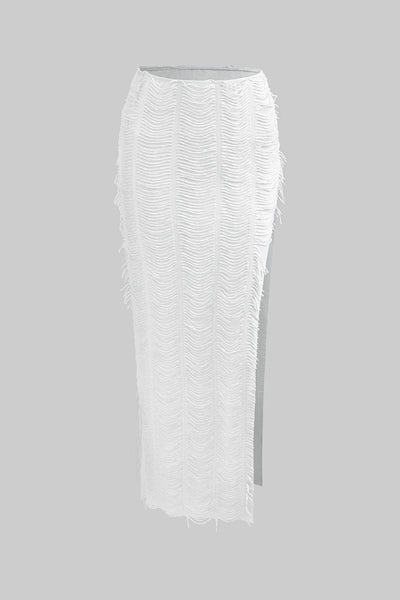 Charlene | Fransen-Zweiteiler mit Top & Rock