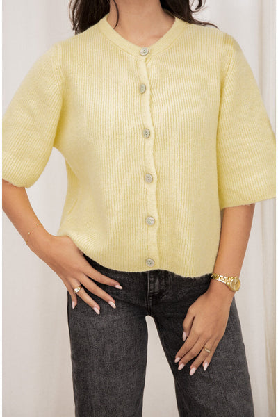 Giuliana – Kurzarm-Cardigan-Top