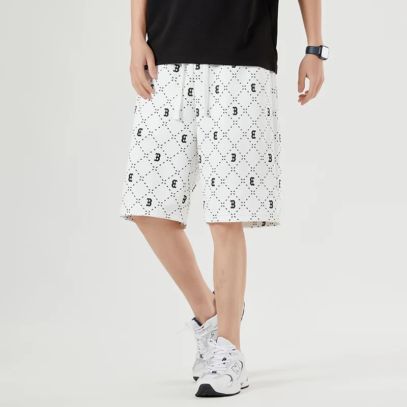 Hady -  Trendige Herren Shorts - Sommerliche Kurze Hosen mit Elastischem Bund und Muster