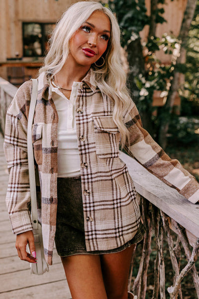Karierte Hemdjacke | Weiches Flanell | Lässiger Stil
