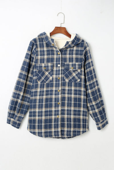Kariertes mit Kapuze | Flauschige Wärme | Casual Stil