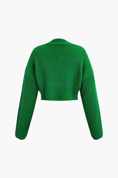 Klara | Elegantes Strick-Set mit Wickel-Oberteil & Bleistiftrock