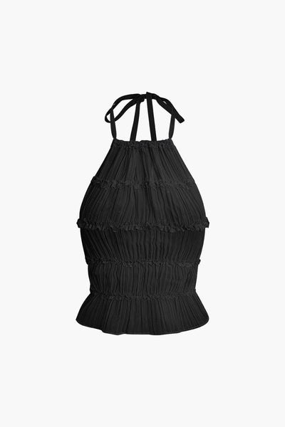 Elise | Romantisches Zweiteiler-Set mit Plissee-Top & Maxirock