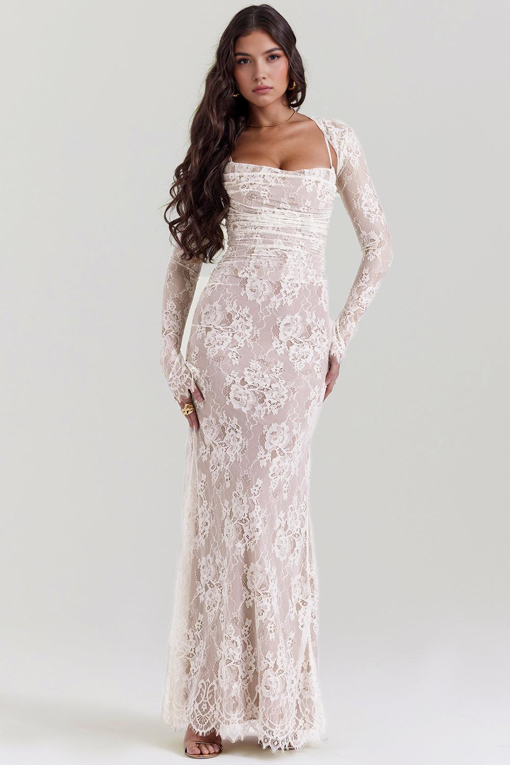 Mayfair™ | CELESTE - Spitzen Maxi Kleid