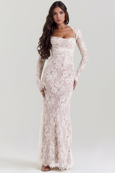 Mayfair™ | CELESTE - Spitzen Maxi Kleid