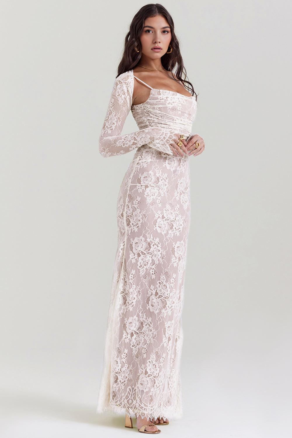 Mayfair™ | CELESTE - Spitzen Maxi Kleid