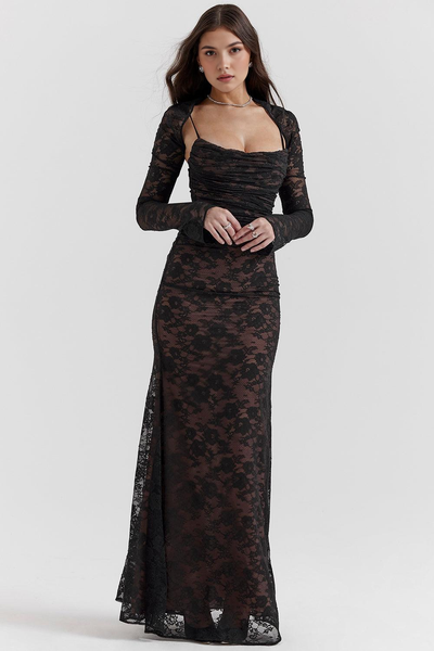 Mayfair™ | CELESTE - Spitzen Maxi Kleid