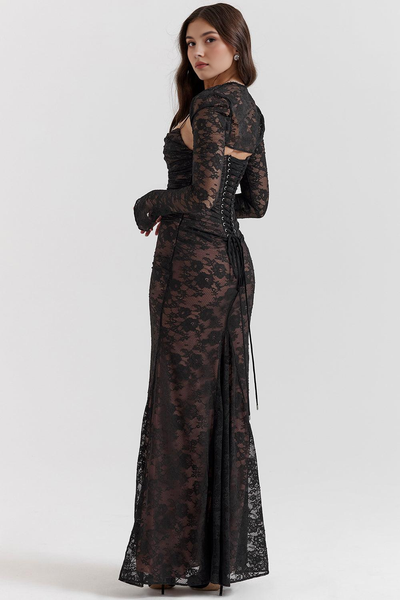 Mayfair™ | CELESTE - Spitzen Maxi Kleid
