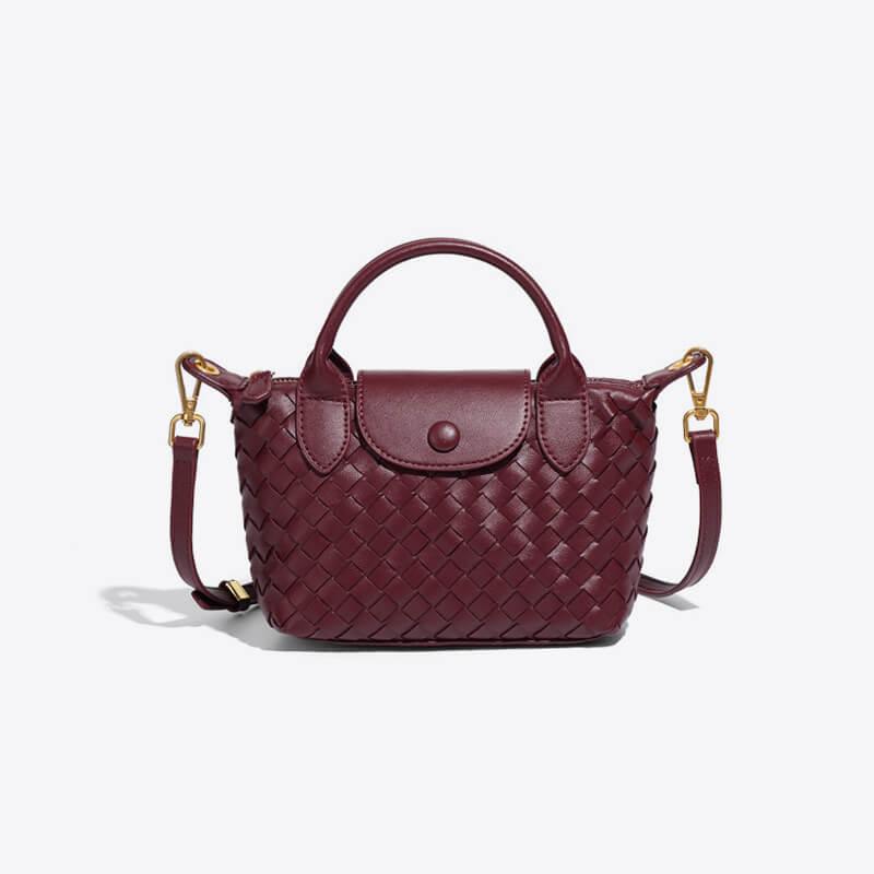 Geflochtene Mini-Tasche Damen – Kompakte Crossbody Bag mit Schulterriemen