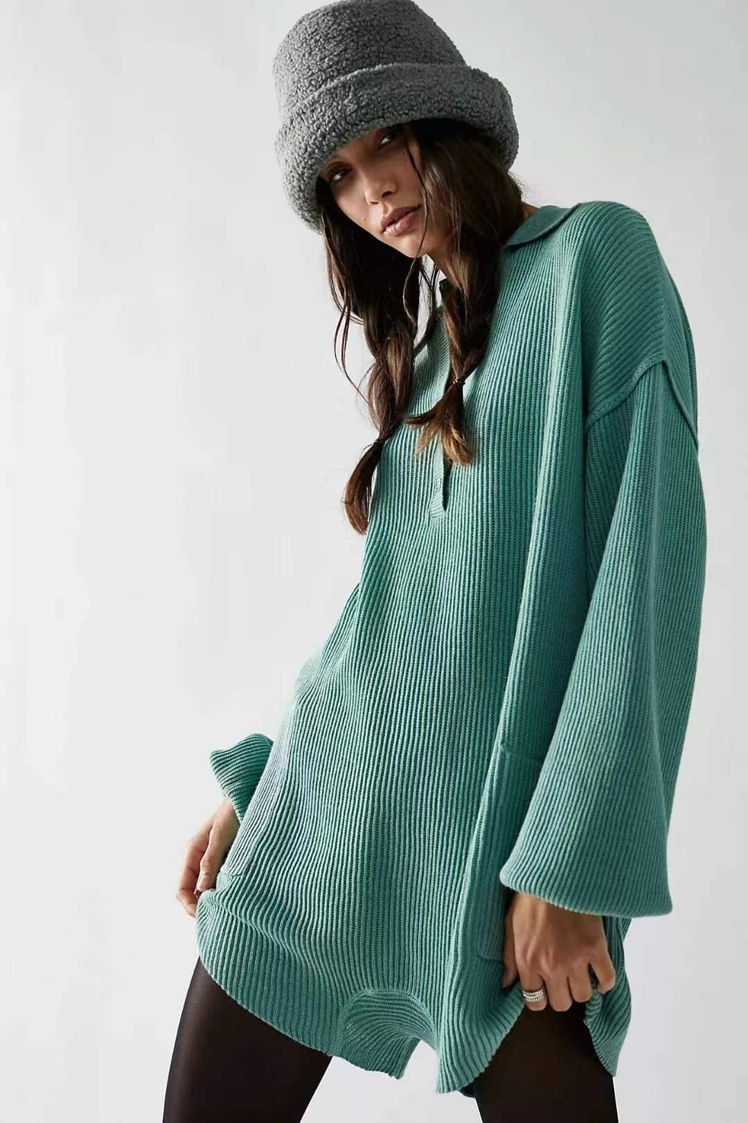 Avelena | Strickoverall mit Knöpfen