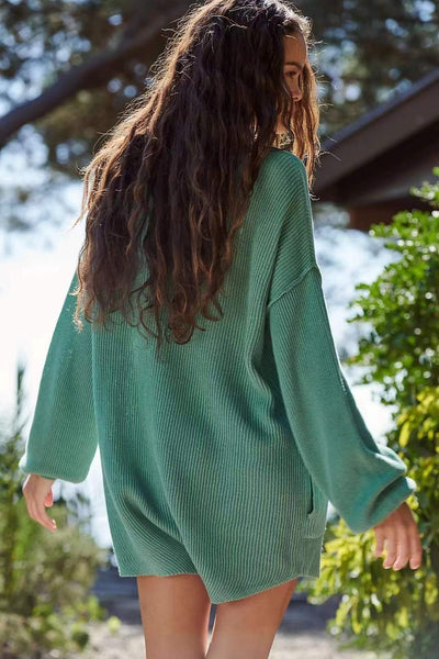 Avelena | Strickoverall mit Knöpfen