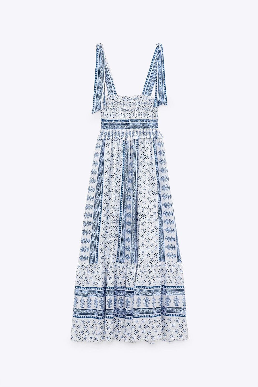 Avelena | Midikleid mit Gerafften Trägern