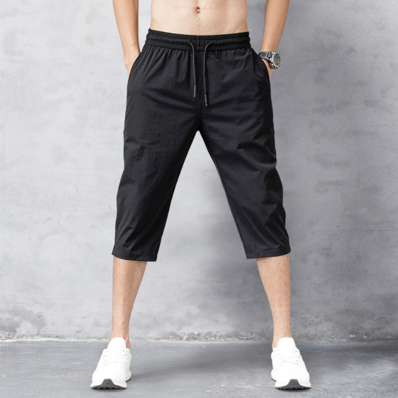 Ace | Herren 3/4 Hose | Schwarz