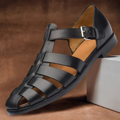 Clark | Herren Bequem Sandalen | Schwarz