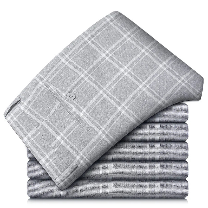 Benson | Herren Chino Hose | Graue Stoffhose