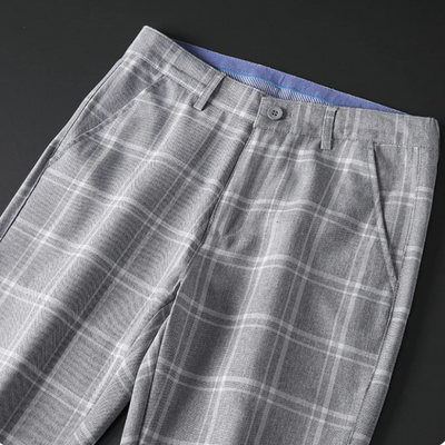 Benson | Herren Chino Hose | Graue Stoffhose