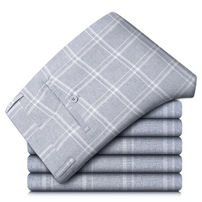 Benson | Herren Chino Hose | Graue Stoffhose