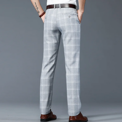 Benson | Herren Chino Hose | Graue Stoffhose