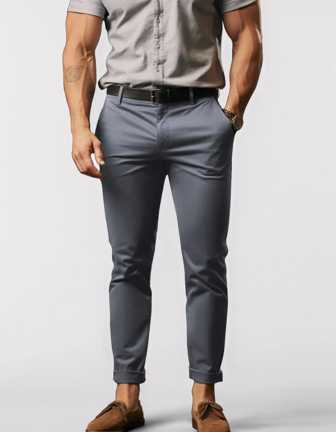 Ken | Herren Chino Hose | Stretch Stoffhose