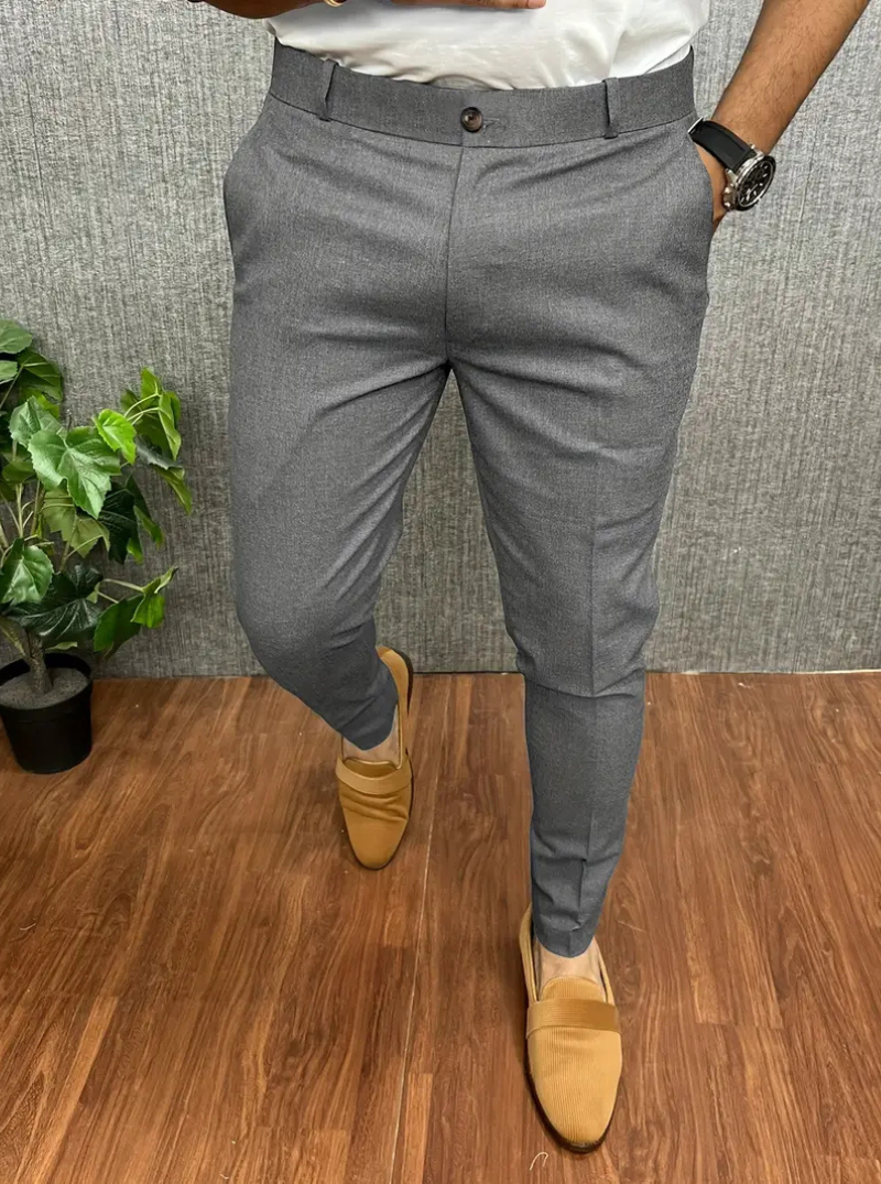 Alpha | Herren Chino Hose | Weiß Stoffhose