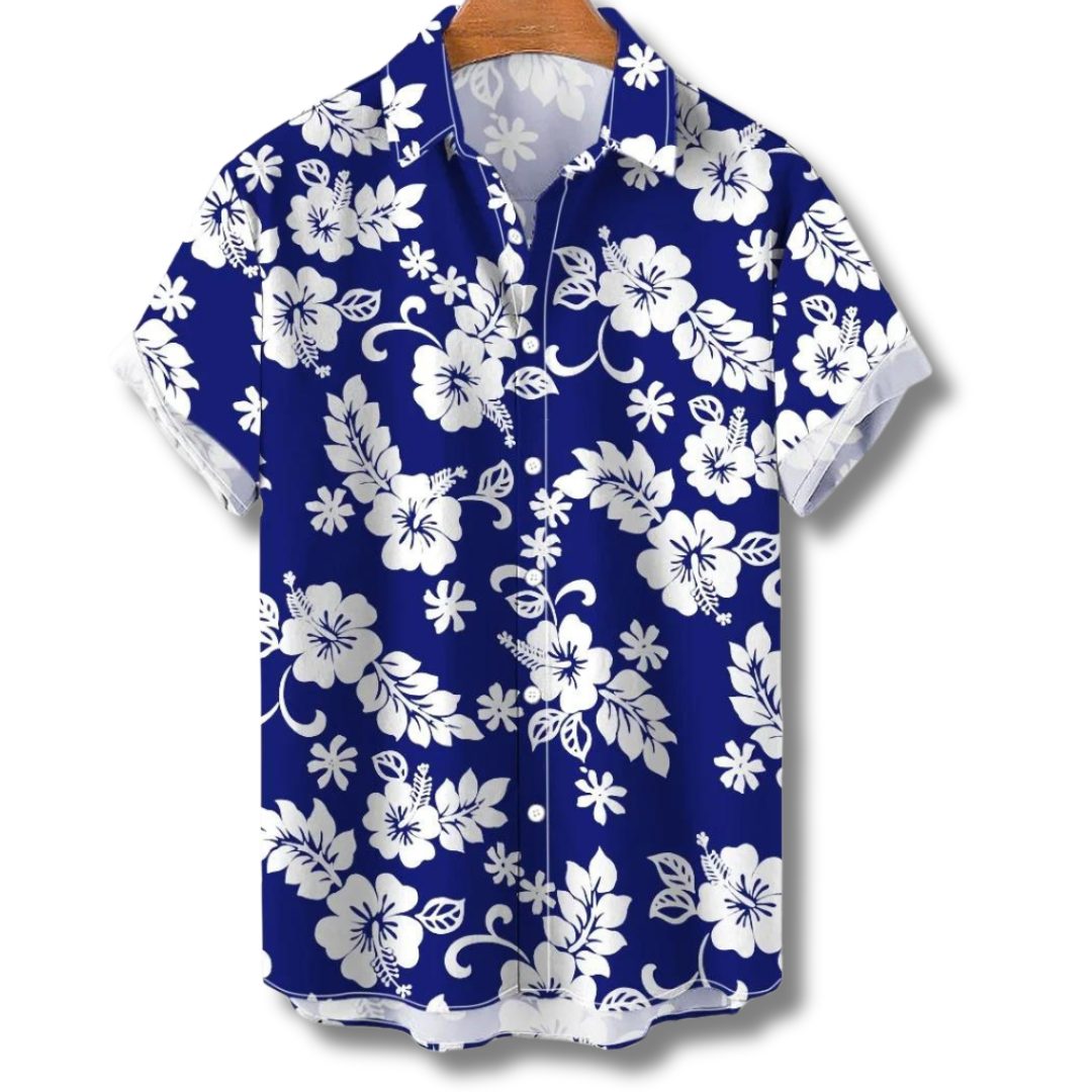 Santiago | Herren Hawaii Hemd | Kurzarm