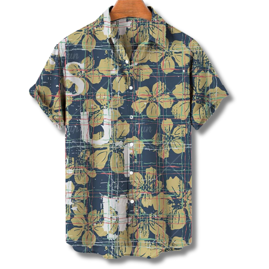 Santiago | Herren Hawaii Hemd | Kurzarm