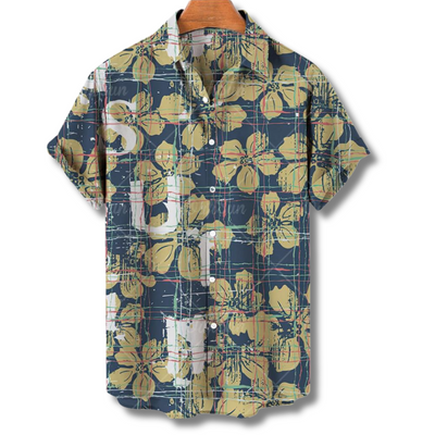 Santiago | Herren Hawaii Hemd | Kurzarm